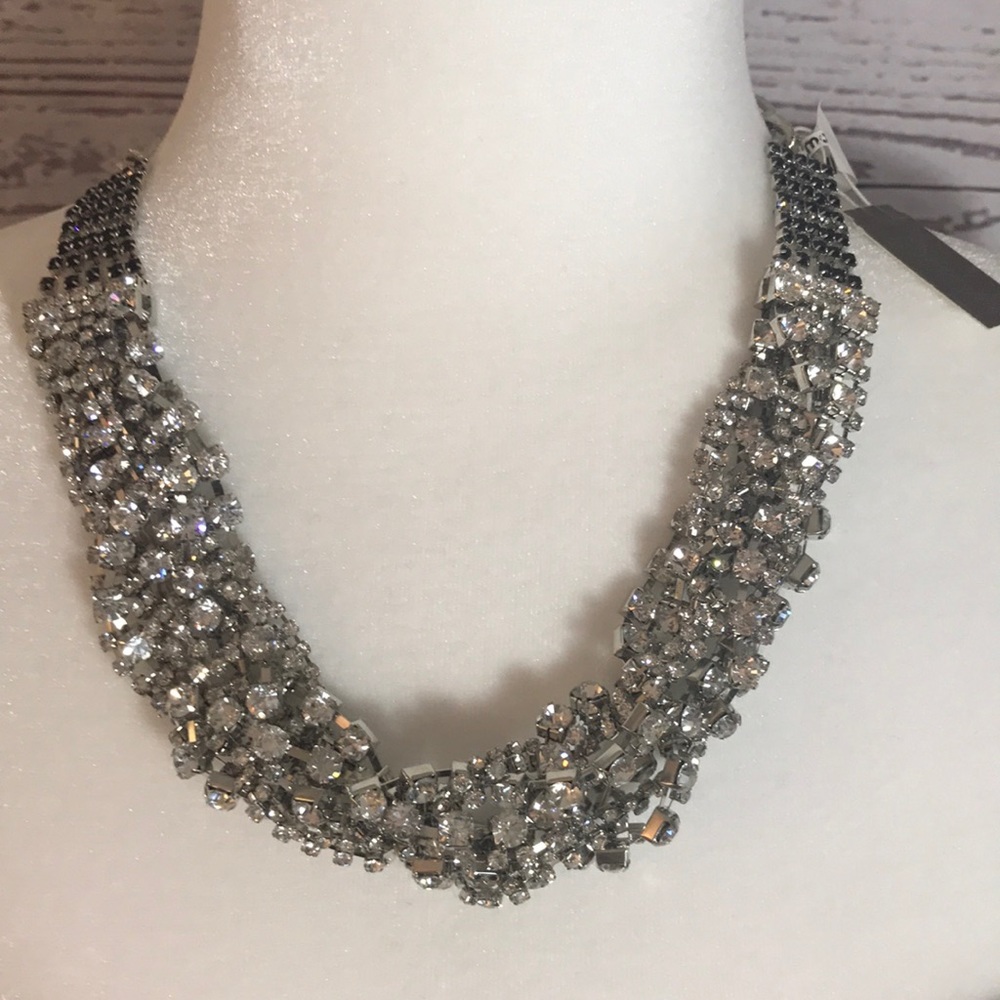NWT! NATASHA -  Rhinestone Necklace